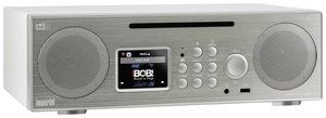 Radio kuchenne Imperial DABMAN i450 CD DAB+, Internet, UKW obsługa Spotify srebrny, biały