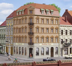 Dom narożny Schmidtstrasse 10 Zestaw do złożenia  Auhagen 11447 H0 1 szt.