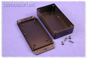 Obudowa uniwersalna Hammond Electronics, ABS, czarny, (D x S x W) 113 x 63 x 32 mm, 1 szt.
