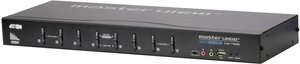 Switch ATEN CS1768 KVM z 8 portami dla urządzeń USB i grafiki Single-Link-DVI z transmisją dźwięku Przełącznik KVM, DVI ATEN CS1768, USB, 2048 x 1536 Pixel, Ilość przełączalnych PC: 8