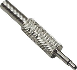 Złącze męskie jack 3,5 mm 1107007 BKL Electronic 1107007 złącze męskie proste Ilość styków: 2 mono srebrny 1 szt.