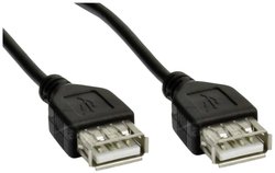 Kabel USB Akyga, Złącze żeńskie USB-A, Złącze żeńskie USB-A, 1.80 m