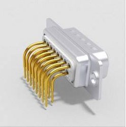 Złącze męskie D-Sub Deltron Connectors DT 09 PYC/2, rzędy: 2, styki: 9, 90 °, 1 szt.