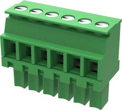 Obudowa złącza pin męskiego na kabel Degson 15EDGKB-3.81-04P-14-100AH-1, wire-to-board, piny: 4, 8 A, 1 szt.
