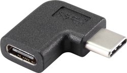 Przejściówka, adapter USB Renkforce RF-4410232, [1x złącze męskie USB-C - 1x złącze żeńskie USB-C]