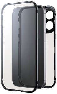 Black Rock 360° Glass Cover Apple iPhone 15 Pro czarny Ładowarka indukcyjna, Odporny na wstrząsy