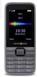 Telefon komórkowy Dual-SIM swisstone SC 560 czarny