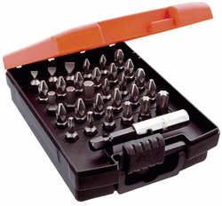 Bity Wiha 26252 1 szt. płaski, krzyżakowy Phillips, krzyżakowy Pozidriv, wewnętrzny sześciokąt, TORX wewnętrzny