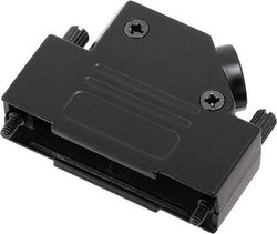 Obudowa złącza D-SUB encitech D45ZK25-BK-K 6560-0116-13, metal, 45 °, 1 szt.