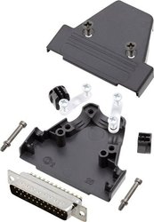 Zestaw listew męskich D-Sub encitech TRI-P-25-DBP-K 6355-0036-03, rzędy: 2, styki: 25, 180 °, 1 zest.