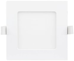 Oprawa wpuszczana LED LE MANS kwadratowa biała 6W 115x115x32 mm 3000/4000/6000K IP44 ściemnialna Oświetlenie wewnętrzne LED Heitronic Le Mans 501380 6 W