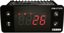 Termostat Emko ESM-3712-CN.5.12.0.1/01.01/1.0.0.0 PTC -50 do 130 °C Przekaźnik 16 A, Przekaźnik 5 A (D x S x W) 65 x 76 x 35 mm