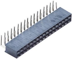 Gniazdo 2-rzędowe, RM 2.54, proste, 2 x 17pin, 10120824 BKL Electronic