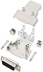 Zestaw listew męskich D-Sub TRU COMPONENTS TCTRIM15DMPK 7709376, rzędy: 2, styki: 15, 180 °, 1 szt.