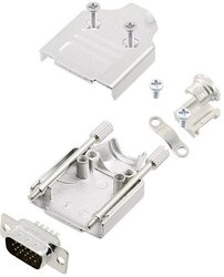 Zestaw listew męskich D-Sub Amphenol L17MHDM25+L717HDB44P, rzędy: 3, styki: 44, 180 °, 1 szt.