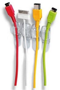 Uchwyty kablowe samoprzylepne 3M 17017CLR 19-5001-5869-6, O wiązki 5 mm, biale, zestaw