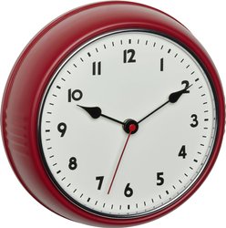 TFA Dostmann 60.3541.05 Sterowany radiowo Zegar ścienny 68 mm x 240 mm x 240 mm czerwony