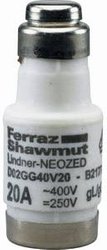 Mersen 01701.025000 Bezpiecznik Neozed   Rozmiar bezpiecznika = D02  25 A  400 V