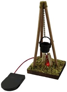 Campfire LED z uchwytem na baterię i włącznikiem Kahlert Licht 49666 Ognisko     3.5 V