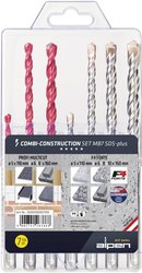 Komplet wierteł uniwersalnych  7 szt. Alpen SDS-plus MB 7 0000100007100