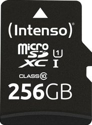 Karta pamięci microSD Intenso 256GB microSDXC Performance, 256 GB, Class 10 UHS-I
