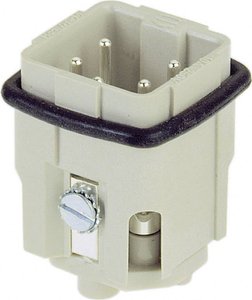 Wstawka pinowa męska Harting Han® 4A-M 09 20 004 2611, seria Han® A, 10 szt.