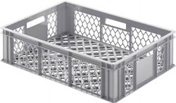 Pudełko z tworzywa sztucznego Alutec  05055  (D x S x W) 400 x 600 x 170 mm szary 1 szt.