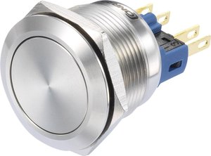 Przełącznik wciskany TRU COMPONENTS GQ22-11/S 1272988, 22 mm, 250 V/AC, 3 A, 1 szt.