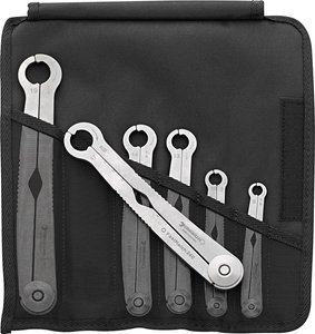 Zestaw kluczy pierścieniowych z grzechotką Stahlwille 240/6 96411006 8 - 19 mm  6 szt.