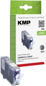 Tusz KMP C86 = Canon CLI-526GY, zamiennik, szary