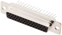 Listwa żeńska D-Sub encitech HDD-44-F-T-B-M 2103-0400-13, rzędy: 3, styki: 44, 180 °, 1 szt.