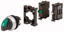 Przełącznik wyboru Eaton M22-WRLK-G-K10LED-BVP pierścień przedni z tworzywa sztucznego zielony   1 szt.