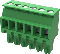 Obudowa złącza pin męskiego na kabel Degson 15EDGKA-3.81-06P-14-100AH-1, wire-to-board, piny: 6, 8 A, 1 szt.