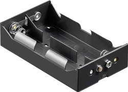 Komora baterii Goobay 11977 4 x D (R20), Złącze zatrzaskowe, (D x S x W) 133.5 x 74 x 31.5 mm