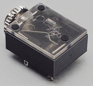 Złącze męskie jack 3,5 mm BKL Electronic 1109005, niklowany, złącze żeńskie do wbudowania poziomego, 1 szt.