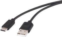 Kabel USB Renkforce, USB 2.0, Złącze męskie USB-A, Złącze męskie USB-C®, 1.00 m