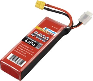 Pakiet akumulatorów (LiPo) 14.8 V 2400 mAh 20 C Conrad energy Softcase XT60