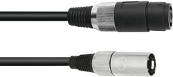 Przejściówka Omnitronic 30225590 [1x złącze żeńskie do głośników - 1x złącze męskie XLR 3 pin] 1.00 m