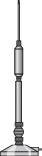 Antena z podstawą magnetyczną CBM 108 CB