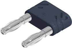 Zworka ze złączem żeńskim SKS Hirschmann KST sw 14/4 972267100 Średnica pinu: 4 mm  czarny 1 szt.