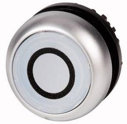 Przycisk podświetlany  Eaton M22-DL-W-X0 pierścień przedni z tworzywa sztucznego    1 szt.