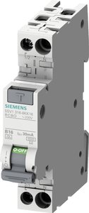 Wyłącznik różnicowoprądowy/automatyczny Siemens 5SV13167KK13 2 styki 13 A 0.03 A 230 V