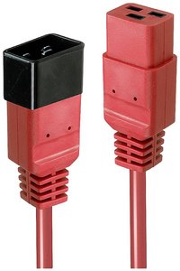 przedłużacz LINDY 30125 [1x złącze żeńskie IEC C19 - 1x złącze męskie IEC C20] 3.00 m