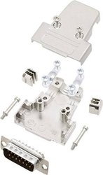 Zestaw listew męskich D-Sub encitech TRI-M-15-DBP-K 6355-0038-02, rzędy: 2, styki: 15, 180 °, 1 zest.
