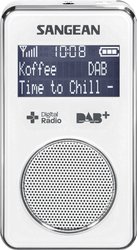 Radio kieszonkowe Sangean DPR-35 DAB+, UKW wielokrotne ładowanie biały