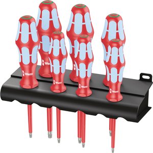 Wkrętak Torx T 8, T 9, T 10, T 15, T 20, T 25, T 30 Wera 3167 i/7 Rack 05022767001