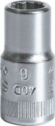 Nasadka 6 mm Stahlwille 40 D 6 01030006 Podwójny sześciokąt 1 szt.