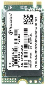 Dysk wewnętrzny SSD M.2 PCIe NVMe 2242 1 TB Transcend MTE470A PCIe NVMe 3.0 x4 Produkt nowy