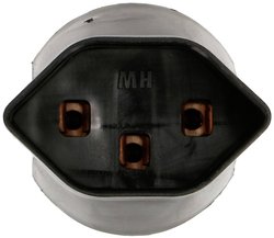 Zestaw ochronny adaptera podróżnego. / Typ 23 3-biegunowy czarny Adapter podróżny Max Hauri AG 169237