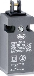 Wyłącznik krańcowy Schlegel EKU1-KZ 380 V/AC 6 A osiowo chwilowy IP65 1 szt.